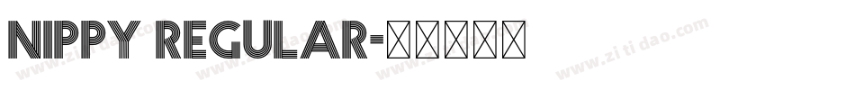 NIPPY Regular字体转换